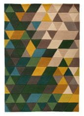 Flair Ručne všívaný kusový koberec Illusion Prism Green / Multi 60x230