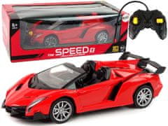 Lean-toys Diaľkovo ovládané športové auto R/C 1:18 Red