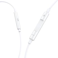 Vipfan Káblové slúchadlá do uší Vipfan M14, USB-C, 1,1 m (biele)