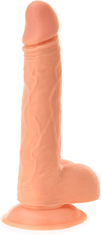 XSARA Vzpřímený penis realistické dildo s varlaty na přísavce - 71788397