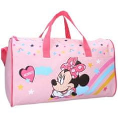 Dievčenská športová taška Minnie Mouse s dúhou - Disney