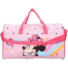 Vadobag Dievčenská športová taška Minnie Mouse s dúhou - Disney