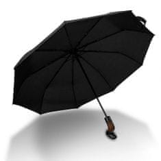 TIROSS Čierny pánsky dáždnik s plnou automatikou TS-1504