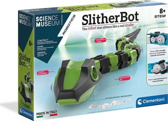 Clementoni Science&Play Robotics: SlitherBot - robot, ktorý sa pohybuje ako had