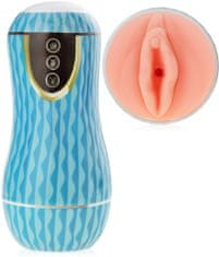 XSARA Umělá vagína v diskrétní tubě masturbátor z umělé kůže cyberskin - 70287399