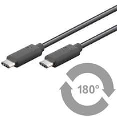 PremiumCord Kabel USB-C - USB-C 3.1 samec-samec, 1m
