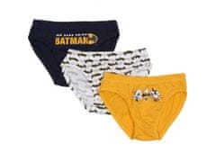 DC Batman Comics Batman Chlapčenské slipy, set nohavičiek 3 ks OEKO-TEX 4-5 let 104-110 cm