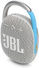 JBL Clip4 Eco, biela
