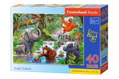 Castorland Puzzle Zvířátka v džungli MAXI 40 dielov