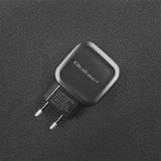 Qoltec Sieťová nabíjačka 17W | 5V | 3,4A | 2xUSB + kábel USB typeC
