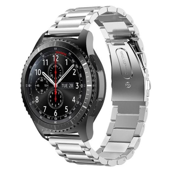 BStrap Stainless Steel remienok na Huawei Watch GT/GT2 46mm, silver