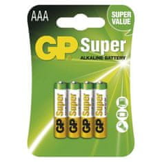 GP Batteries Alkalická batéria GP 1,5V AAA 4 ks
