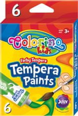 Colorino Farby temperové 6 farieb po 12 ml v tubách. 