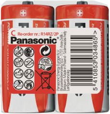 PANASONIC batérie R14 2S C Red zn