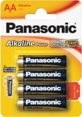 PANASONIC batérie LR6 4BP AA Alk Power alk