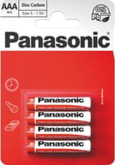 PANASONIC batérie R03 4BP AAA Red zn