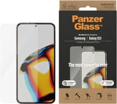 PanzerGlass ochranné sklo pro Samsung Galaxy S23, celolepené s funkčním otiskem prstů,