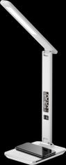 Immax LED stolní lampička Kingfisher, Qi nabíjení, biela