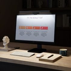BASEUS závěsné světlo i-wok saries na monitor, LED, USB, 5W, čierna
