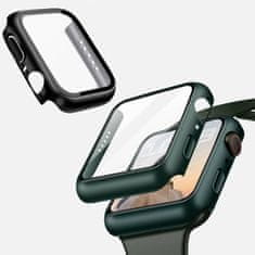 Coteetci polykarbonátové pouzdro s ochranou displeje pro Apple Watch 7 45mm, čirá