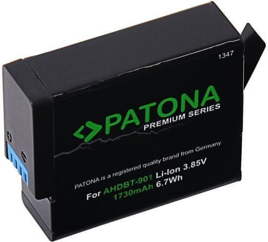 PATONA batérie pro digitální kamery GoPro Hero 9 a Hero 10, 1730mAh, Li-Ion, Premium
