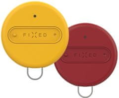 FIXED smart tracker sansa, sat 2ks, žltá + červená