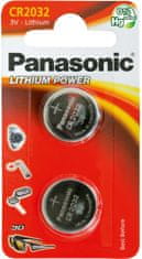 PANASONIC batérie CR-2032 2BP Li