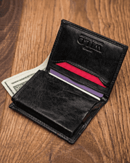 Always Wild Malá kožená peňaženka s RFID ochranou Stop
