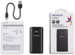 A-Data powerbanka P10000QCD, 10000mAh, čierna