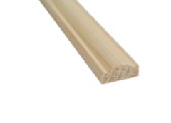 KODREFA Kodrefa, drevené lišty krycie, ploché 16 x 7 mm - PROFIL 27, 3318