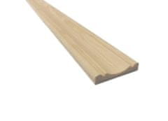 KODREFA Kodrefa, drevené lišty krycie, ploché 29 x 6 mm - PROFIL 30, 3324