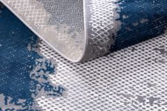 Dywany Łuszczów Kusový koberec Core A004 Frame blue/grey 80x150