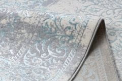Dywany Łuszczów Kusový koberec Core W7161 Vintage rosette blue/cream and grey 80x150