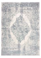 Dywany Łuszczów Kusový koberec Core W7161 Vintage rosette blue/cream and grey 80x150