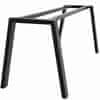 MetaloPro Bamako Stolové nohy kovové, stabilné stolové podnože, stolové nohy čierne, stolové podnože do jedálne,180 cm
