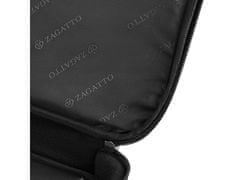 ZAGATTO Čierna klasická taška na notebook 15,6 cali Zagatto 40x30x6 cm