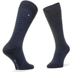 Tommy Hilfiger 2 PACK - pánske ponožky 100001496-054 TOMMY BLUE (Veľkosť 39-42)