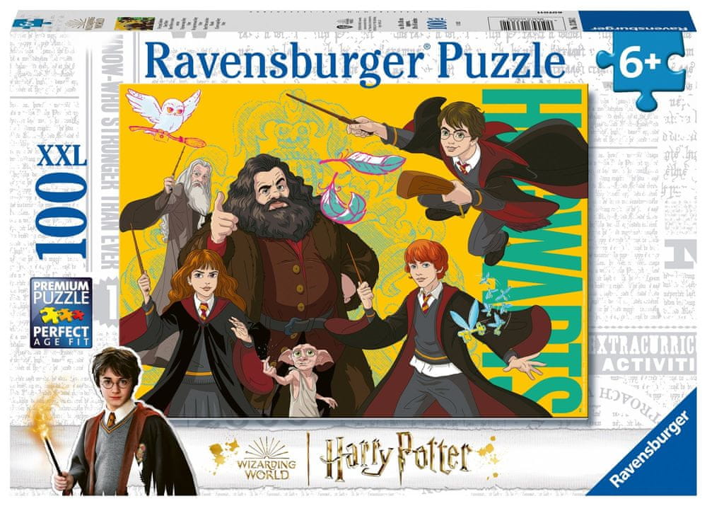 Ravensburger Puzzle 133642 Harry Potter: Mladý čarodejník 100 dielikov