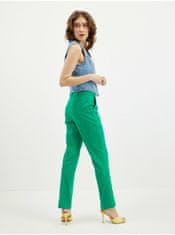 Orsay Zelené dámské kalhoty ORSAY 38