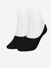 Tommy Hilfiger Sada dvoch párov čiernych dámskych ponožiek Tommy Hilfiger 35-38