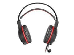 Genesis Herné slúchadlá s mikrofónom Neon 350, Stereo, Vibrácie, červené podsvietenie