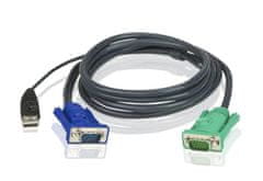 Aten integrovaný kábel 2L-5202U pre KVM USB 1.8 M