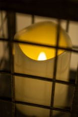 Polux Solárne záhradné svietidlo LED závesné LAMPÁŠ 27cm Patina