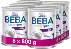 BEBA EXPERTpro HA 1 počiatočné dojčenské mlieko, 6x800 g