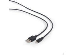 Gembird CABLEXPERT Kábel USB 2.0 Lightning (IP5 a vyšší) nabíjací a synchronizačný kábel, 2m, čierny