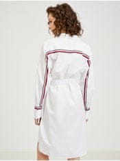 Tommy Hilfiger Biele dámske košeľové šaty Tommy Hilfiger S