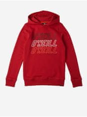 O'Neill Červená dievčenská mikina s kapucňou O'Neill All Year Sweat 128