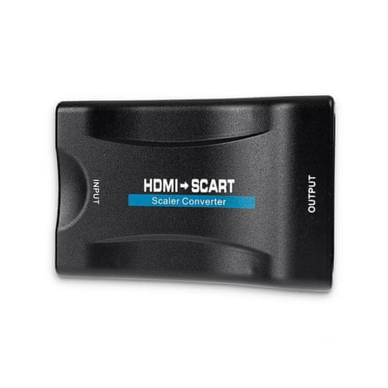 PremiumCord redukcia SCART na HDMI, F/F, scaler HD