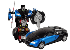 Lean-toys 2v1 Auto Robot Transformers Červená Modrá HXSY03 sada