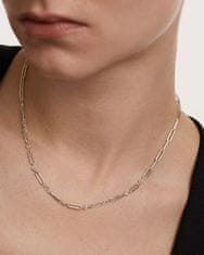 PDPAOLA Elegantný strieborný náhrdelník so zirkónmi MIAMI Silver CO02-466-U